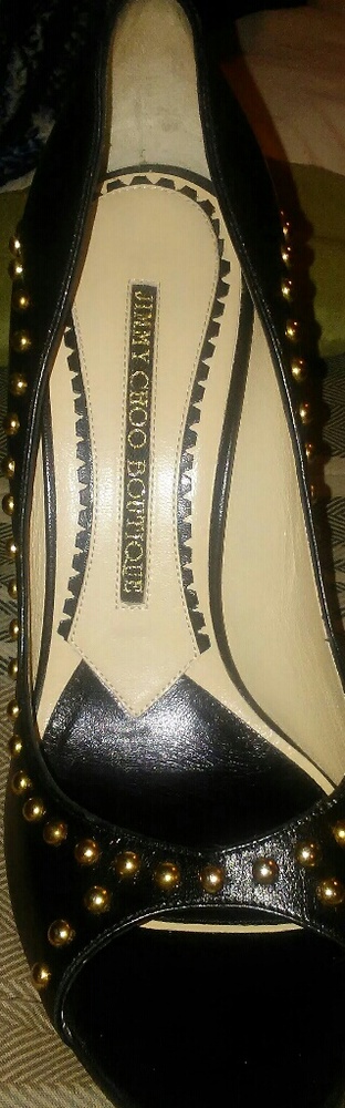 Jimmy Choo peep-toe pumps/heels